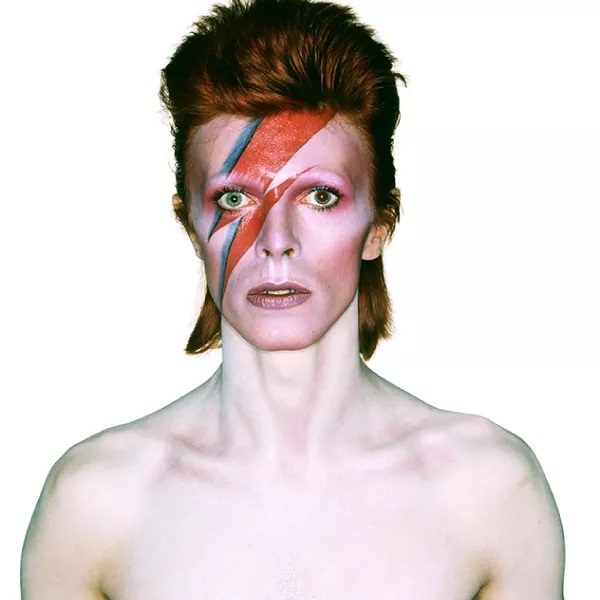 Image of David Bowie, Aladdin Sane – Eyes Open Album Cover (1973)